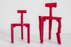 由噪音转化 nóize chair独一无二的3D打印椅子